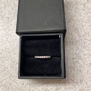2.0 mm Moissanite full eternity stacking band NEVER USED!!
